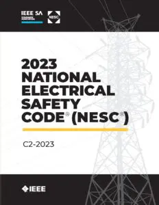 A poster on 2023 national electrical safety code